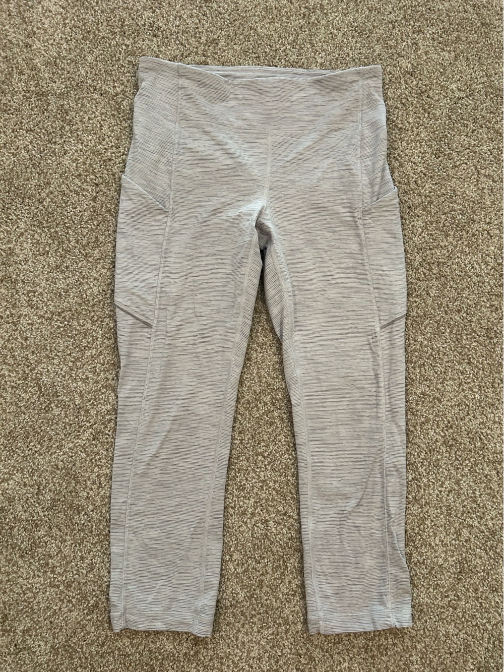 Lululemon Speed Up Crop Leggings - “Wee Are From Space Nimbus Battleship”
